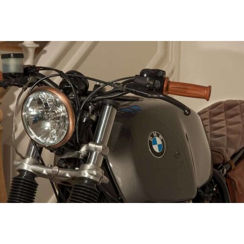 Shin Yo 5.75" Cafe Racer Headlamp H4, Copper & Black, E-mark