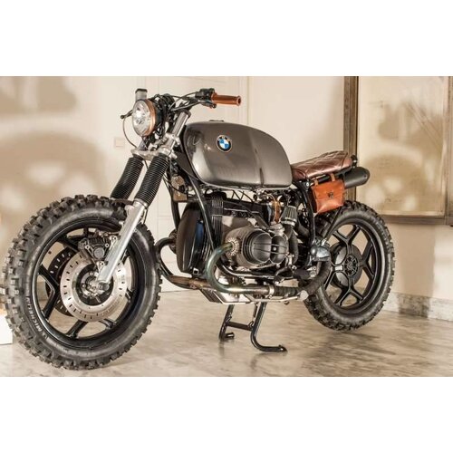 Shin Yo 5.75" Bates Scheinwerfer Schwarzes Metallgehäuse mit Ring in Kupferoptik