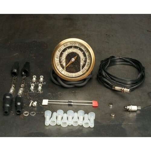 Motogadget 49MM MST Vintage Speedo mit Messingring