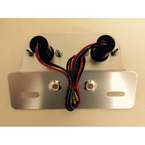 Emgo Double feu arrière + support rond Café Racer