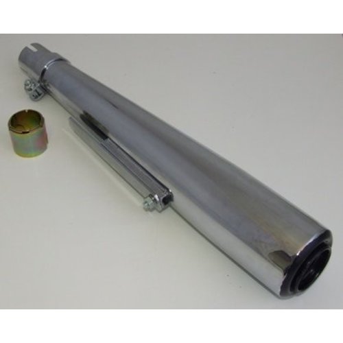 Emgo Megaphone Silencer Chrome 35mm - 44.5mm