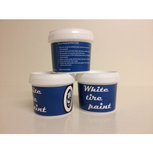 La peinture revêtement flancs blancs pour pneus