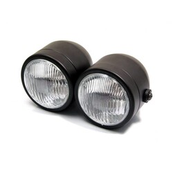 Twin Headlight Matte Black