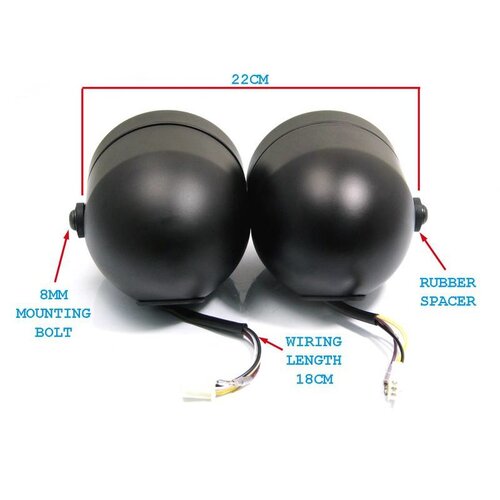 Twin Headlight Matte Black