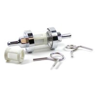 6MM  1/4" Bore High-Quality Glass Fuel Filter Kit