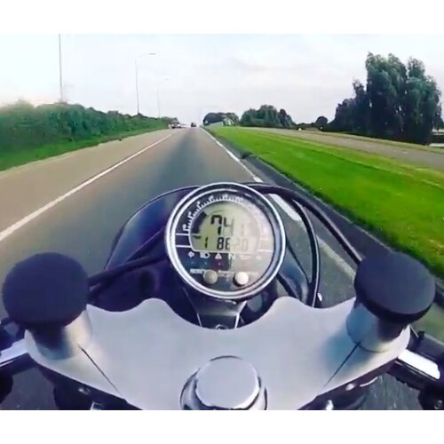 Digitaal Dash KM/H & RPM ACE-2853 Chroom