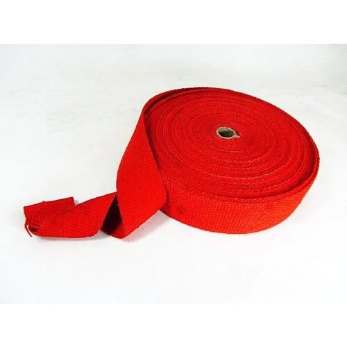 Gewebeband / Exhaust Wrap - Rot 7.5 Meter