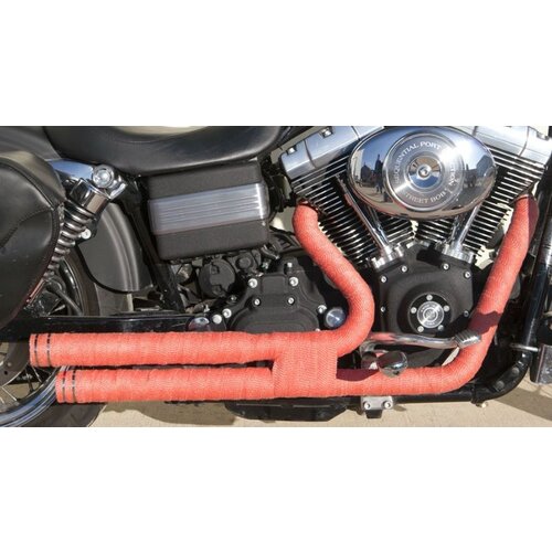 25FT x 2" Red Exhaust Wrap