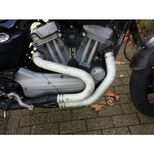 30FT x 2" White Exhaust Wrap