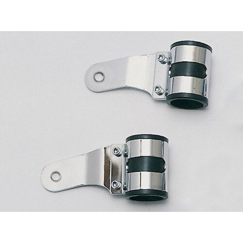 Shin Yo Pair of 38 - 42 mm Headlight Brackets Chrome