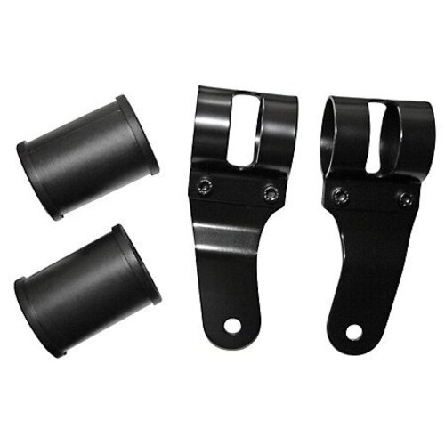 Shin Yo Pair of 38 - 42 mm Headlight Brackets Black