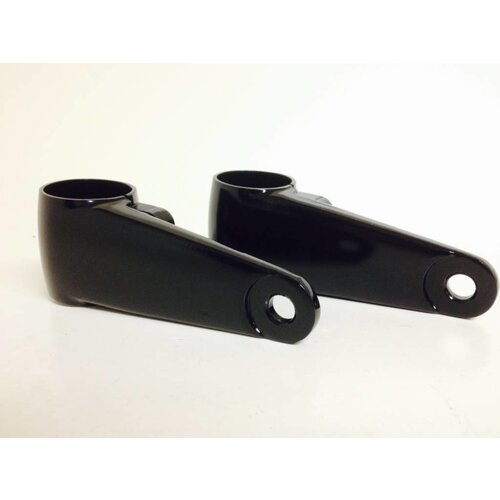 Emgo Black Aluminium Headlight Brackets 41/35/39 mm