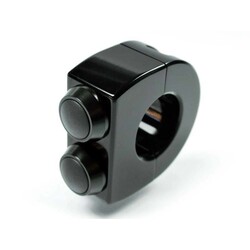 mo.switch 2 Button Black 22 mm