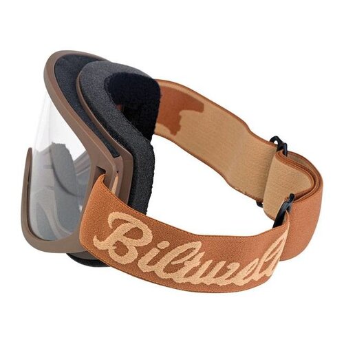 Biltwell Moto 2.0 Goggles Script Sand