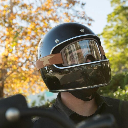 Biltwell Moto 2.0 Goggles Script Sand