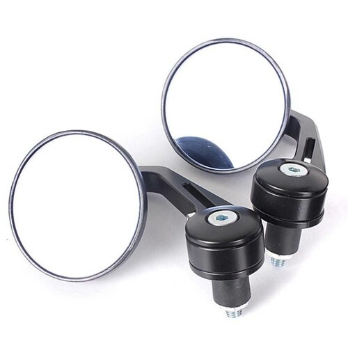 Espejos negros CNC para manillar de 7/8" o 22 mm