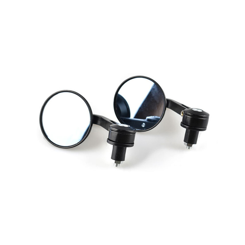 Espejos negros CNC para manillar de 7/8" o 22 mm