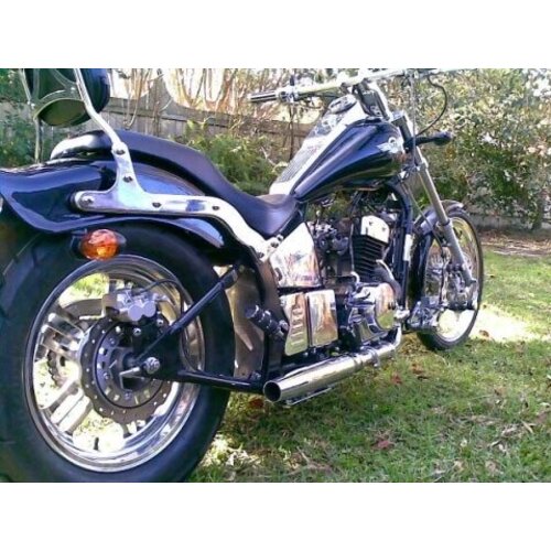 Emgo Tapered Chrome Universal Silencer 38mm - 44.4mm