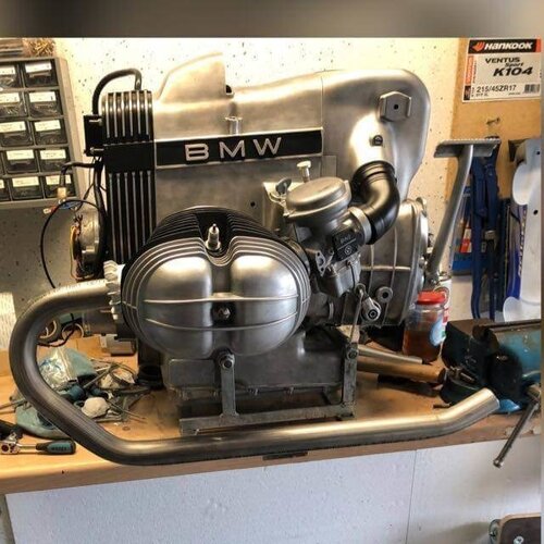 MCU 35MM BMW-R header set R2V stainless steel R45 & R65