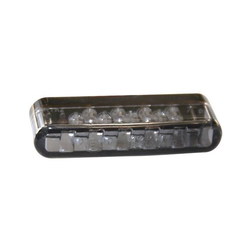 Highsider LED Tail Light SHORTY, Smoke, E-mark