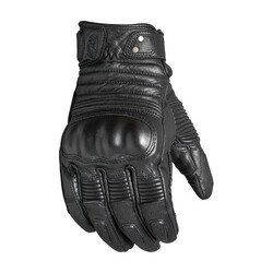 Gants Berlin noir en cuir premium