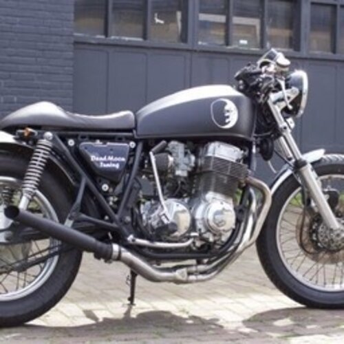 Emgo Slash Cut Shorty Zwart Staal 38mm - 45mm