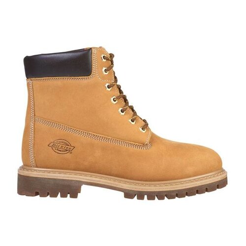 Dickies Asheville 6'' Bottes imperméables brun clair en cuir Nubuck