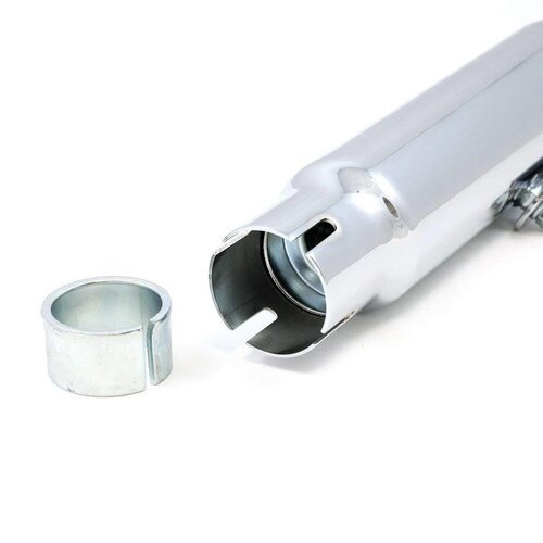 Emgo Slash Cut Shorty Chrome 38mm - 45mm