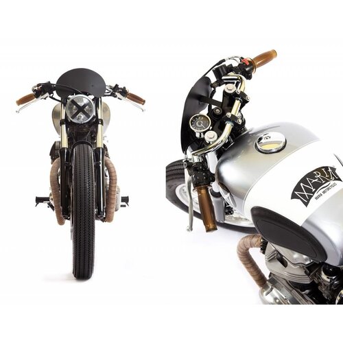Classic Clubman Cafe Racer M stuur met pullback 1"