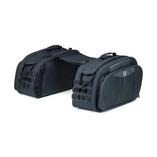 Küryakyn Momentum outride throw-over saddlebags lots of storage spaces!