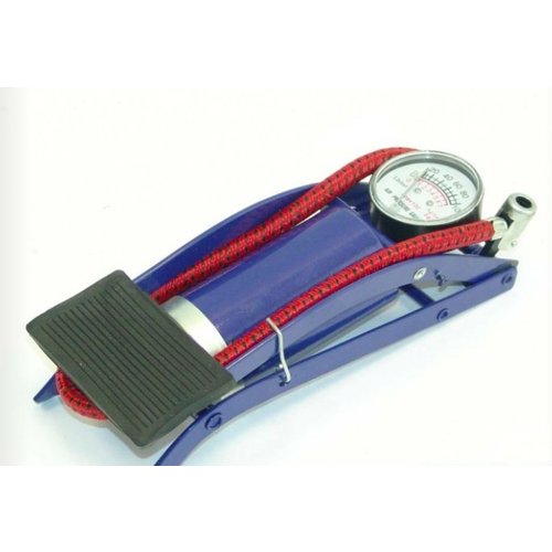 Luftpumpe Pumpe + Adapter Manometer Fußluftpumpe