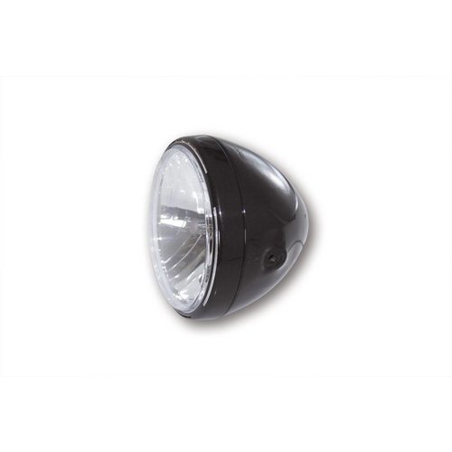 Highsider 7" Clear Black Gloss Headlight RENO 2