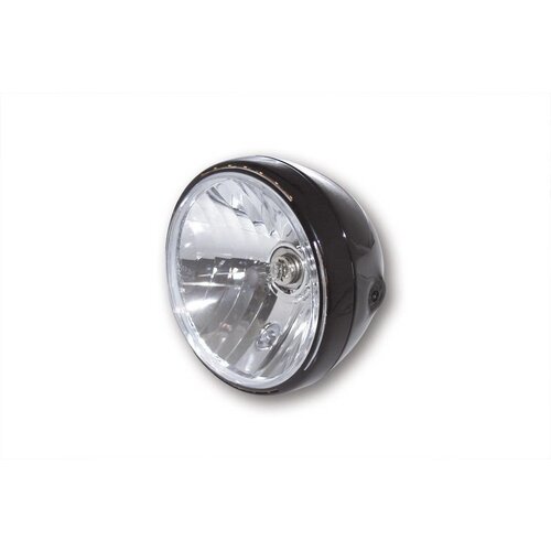 Highsider 7" Reno 2 Hauptscheinwerfer mit LED Positionsleuchte im Lampenring Schwarz