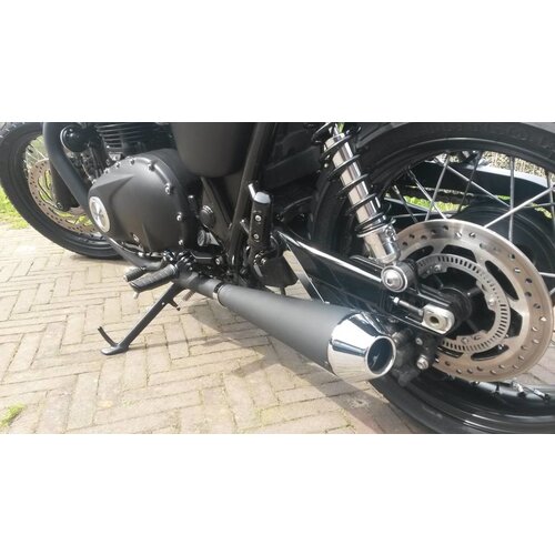 Emgo Megaton Zwart/Chrome Staal 38mm - 41mm