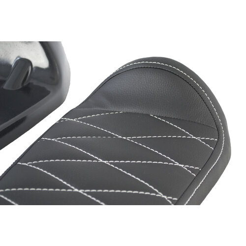 C.Racer Cafe Racer Seat Diamond Stitch Zwart Type 27
