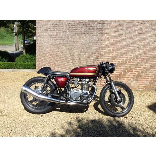 C.Racer Cafe Racer Seat Diamond Stitch Zwart Type 27