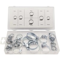 Hose clamps assortment made of steel