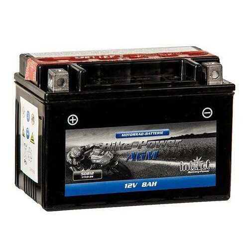 Batterie moto AGM 12V 8AH