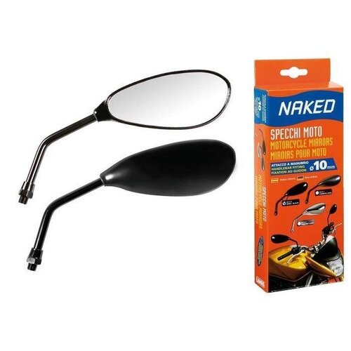 Spiegel Naked Black M10 Set Lampa