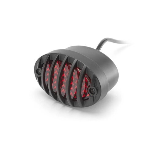 Feu arrière ovale classique en métal - avec LED