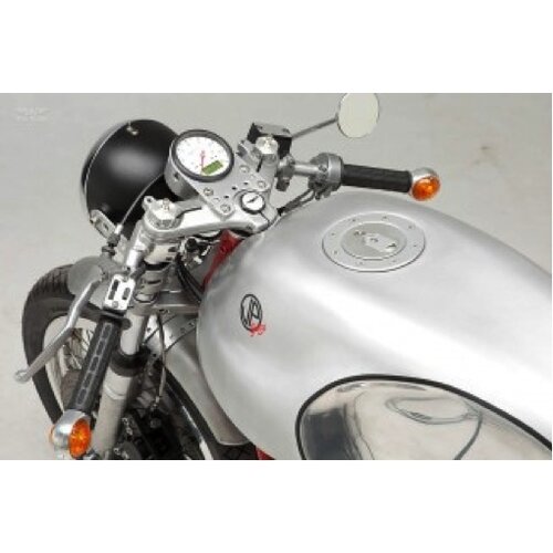 Shin Yo Pair of Chrome Bulls Eye Handlebar Turn Signals