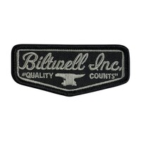 Shield 3" Black grey patch