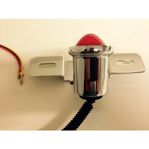 Emgo Universal Chrome Cafe Racer style Atomic Tail Light