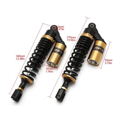 RFY 340mm Rear Air Shock Absorbers eye/clevis