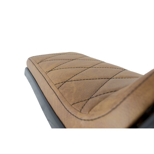 Cafe Racer Seat Diamond Stitch Bruin Type 30