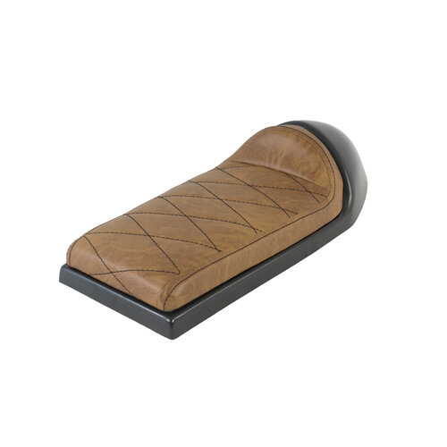 Cafe Racer Seat Diamond Stitch Bruin Type 30