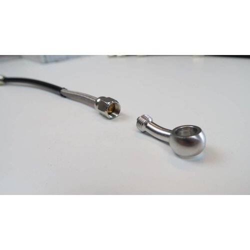 Stainless Black Brake Lines (select length)