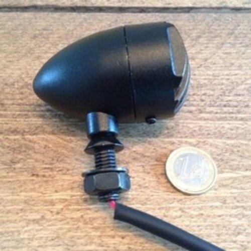 Steampunk Schwarz Bullet Blinker