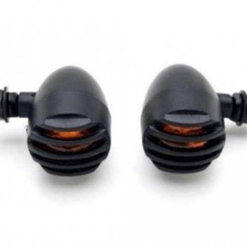 Steampunk Schwarz Bullet Blinker