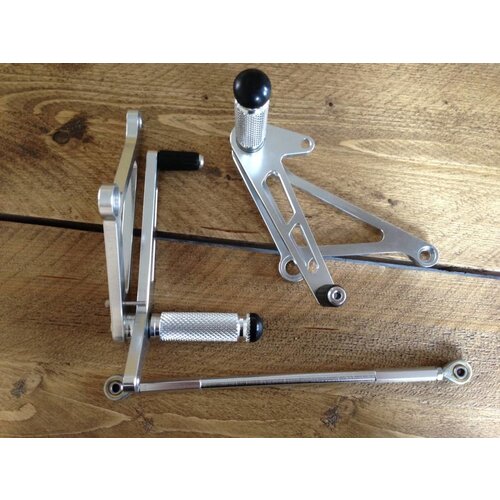 Universal Alloy Rear Set Chrome Type 2